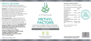 Methyl Factors 60 Capsules