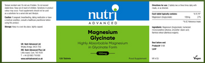 Magnesium Glycinate (120 Tablets)